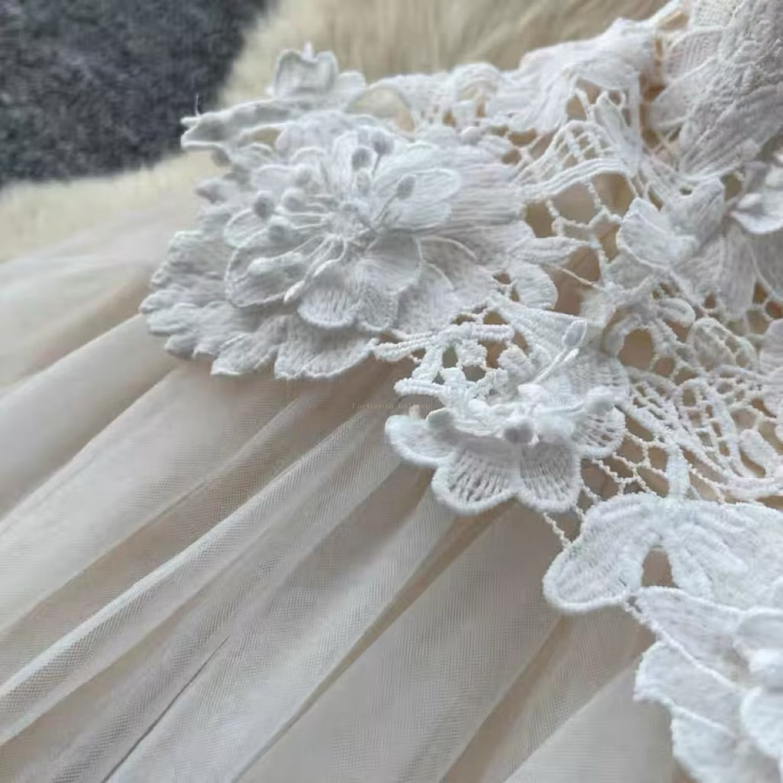 ✨ WHITE LACE GOWN — ELEGANT FOR EVERY MOMENT